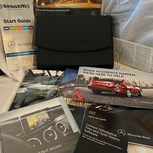 2017 Mercedes GLC - Books, Owners Manual with case + Software Disc